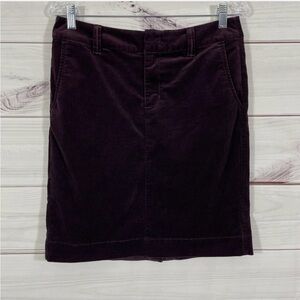 Eddie Bauer Rich Purple Pencil Skirt